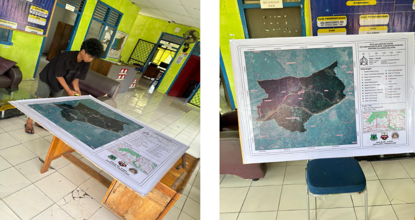  Pemasangan Peta Kelurahan (Proker Tambahan)