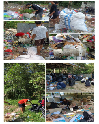 Kegiatan Pemilahan, Penimbangan dan Pengangkutan Sampah